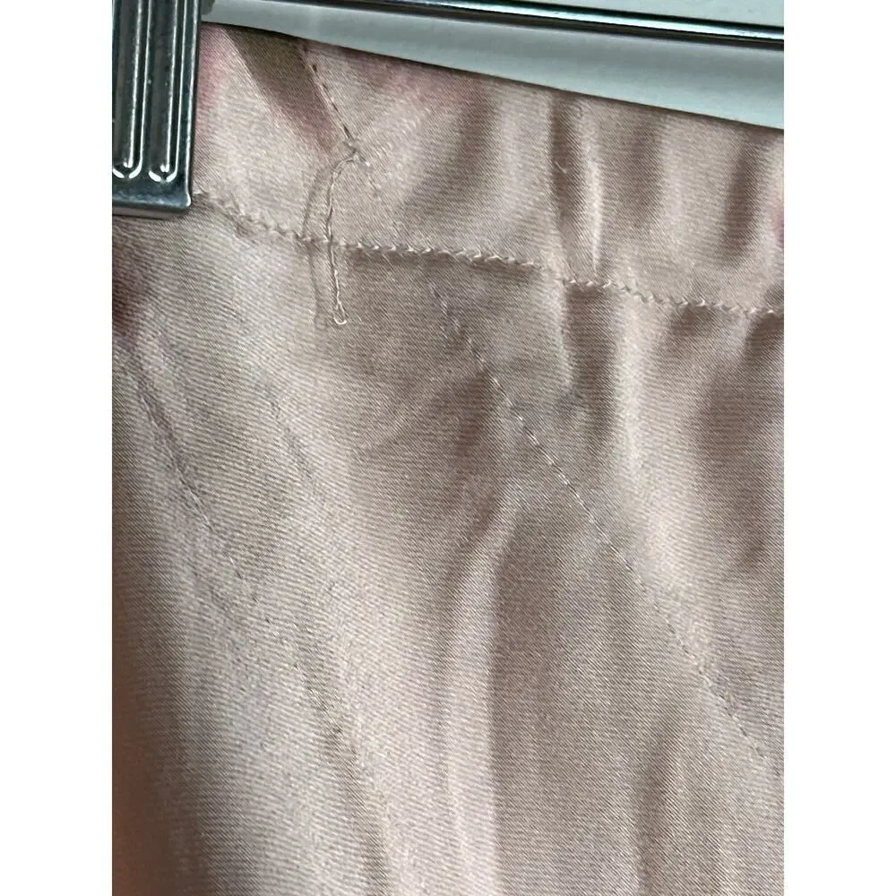 WeWoreWhat Slip Skirt Floral Print Relaxed Fit Pull On Maxi A-Line Blush Pink 6